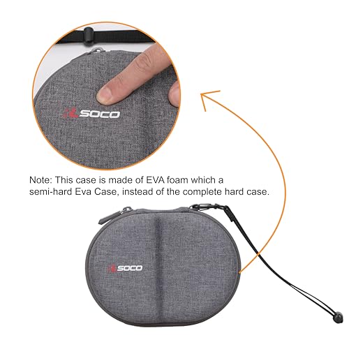 RLSOCO Case for SHOKZ OpenRunPro/OpenRun/OpenMove/OpenSwimPro Headphones | External Dimensions: 6.6×4.8×2.2 in | Note: The Bag is NOT fit for Shokz Mini Size Bone Conduction Headphones (Case Only) by RLSOCO - Image 5