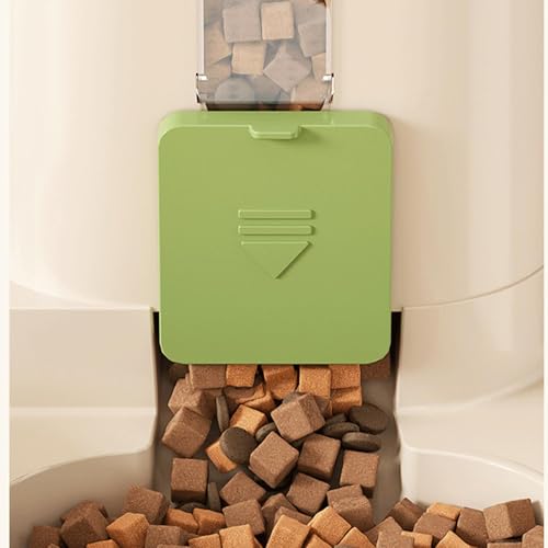 Auto Feeder Futterspender | Wasserspender für Haustiere | Katzenfutter und Wasserspender Set | Automatischer Futterspender und Tränke | Katze Auto Food Dispenser Bowl | Futterspender für