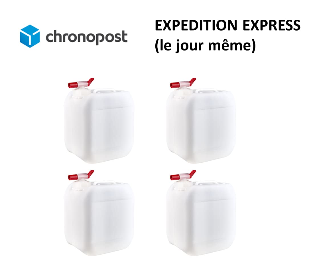 Bidón de 20 l con grifo vertedor, para productos químicos y profesionales