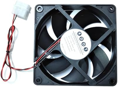4 DOT FOURDOT COOLINGS 120mm x 25mm Axial Cabinet Cooling Fan for Desktop and Laptop, 12V, 3000RPM with Molex SMPS Connector