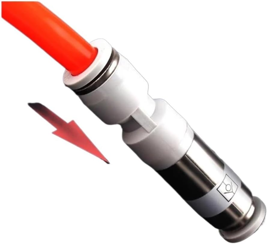 1 Pcs Pneumatic One-way Check Valve SMC Type Direct Control Check Valve 4mm 6mm 8mm Hose Connector One-Touch Connector(Color:SPV,Size:12mm)