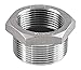 304 Stainless Steel Hex Bushing, MNPT x FNPT, 3/8 in x 1/4 in Pipe Size - Pipe Fitting-Each