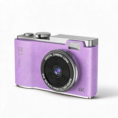 Cámara Digital Bewinner 48MP 1080P LCD 2.4'' púrpura miniatura 1