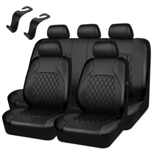 Fundas universales para asientos de automóvil de PU con compatibilidad para bolsas de aire