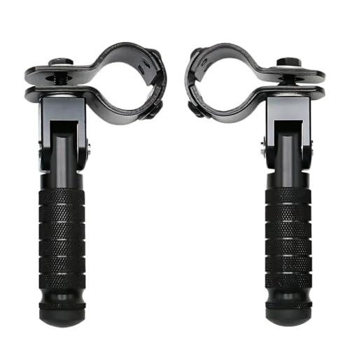 Repose-pieds pliés en aluminium CNC moto accessoire cale-pied pliable noir