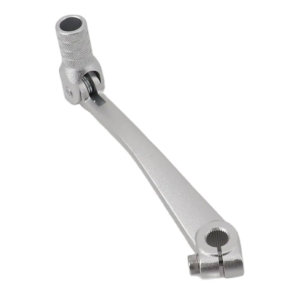 Lpuytrb Silver Gear Shifter Pedal Gear Shift Lever Rod Alloy Aluminium For 50Cc 110Cc 250Cc Dirt Pit For Monkey Bike Motorcycle Atv Quad Parts