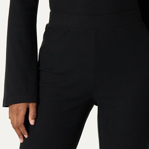 The Drop Women's Pull-on Ribbed Flare Pant3