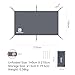 Hikeman Tent Footprint - Waterproof Camping Tarp, Heavy Duty Tent Floor Saver, Ultralight Ground Sheet Mat for Hiking, Backpacking, Hammock, Beach - Storage Bag Included(PU3000mm,140 * 210CM)