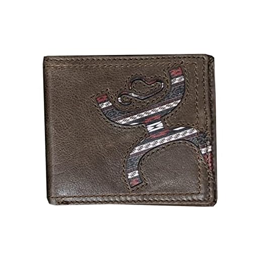 HOOEY Bi-Fold Leather Men's Wallet (Hands-Up -- Nomad Print)
