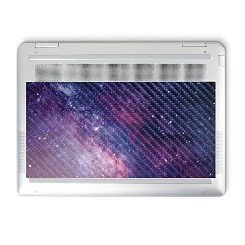 Image of MightySkins Carbon Fiber Skin Compatible with HP Spectre x360 14 inch (2022) Full Wrap Kit - Violet Stars | Protective, Durable Textured Carbon Fiber Finish | Easy to Apply | Made in The USA