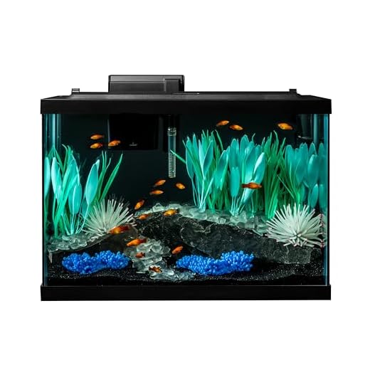 Tetra ColorFusion Aquarium 20 Gallon Fish Tank Kit, Includes LED Lighting and Decor