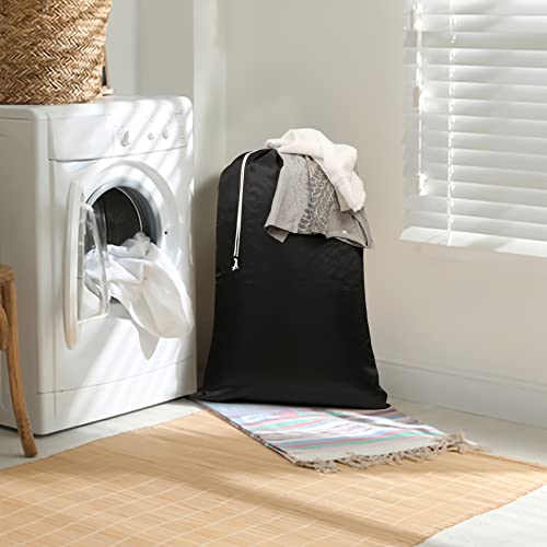 Palisa Nylon Laundry Bag With Drawstring Closure - Dirty Laundry Travel Bags For Delicates - Heavy Duty Washable Easy Fit Bags For Baskets Or Hampers (30X40 Inches, Set Of 2) #TOP2