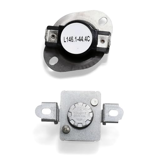 DR Quality Parts 279973 Dryer Thermal Cut-Off Fuse Kit OEM Parts Electric Dryer Replacement Fuse Dryer Parts - Whirlpool Kenmore Maytag KitchenAid Inglis - Replaces 8318314 3391913 AP3094323 279973VP