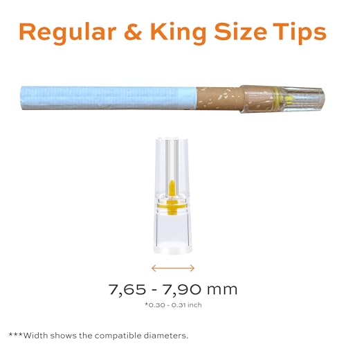 1200 Cigarette Filters That Remove Tar and Chemicals, Reusable Filter Tips, Tar Blockers, Smart Filters for Cigarettes Tips, Regular & King Size - Image 5