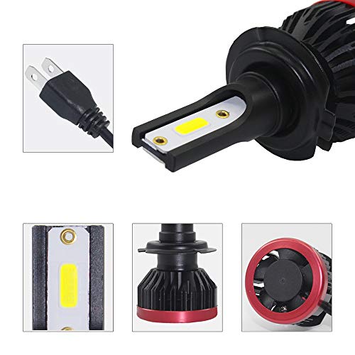 Yorten Lâmpadas para farol de carro 2 unidades Farol de carro para farol de nevoeiro Kit de conversã