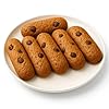 BISCOTTI KETO 01 CARB Mela Cannella e Cioccolato con solo 8g di Carboidrati da Eritritolo, Biscotti Senza Zucchero e Senza Glutine Ideali per Dieta Chetogenica, Confezione da 6, 300g
