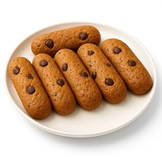 BISCOTTI KETO 01 CARB Mela Cannella e Cioccolato con solo 8g di Carboidrati da Eritritolo, Biscotti Senza Zucchero e Senza Glutine Ideali per Dieta Chetogenica, Confezione da 6, 300g