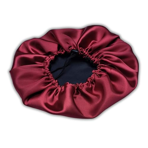 Touca de Cetim Luxo Dupla Face Ajustável – Evita Frizz, Protege e Hidrata os Cabelos Durante o Sono