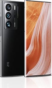 ZTE Axon 40 Ultra Smartphone - 5G Unlocked Android Cell Phone, Snapdragon 8G1, 64MP Triple Camera, 6.8" 120Hz AMOLED Flexible Curved Screen, 5000mAh 65W, 8GB+128GB, NFC, Black