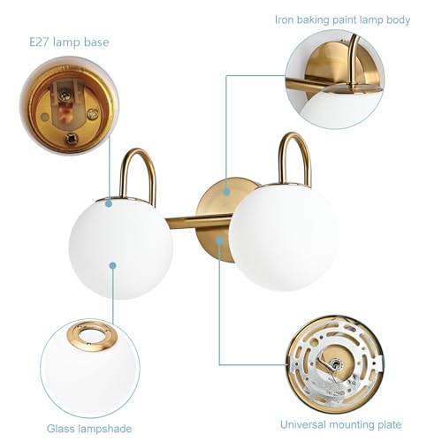 Lámpara de pared moderna E27 para iluminar el pasillo y el dormitorio 2
