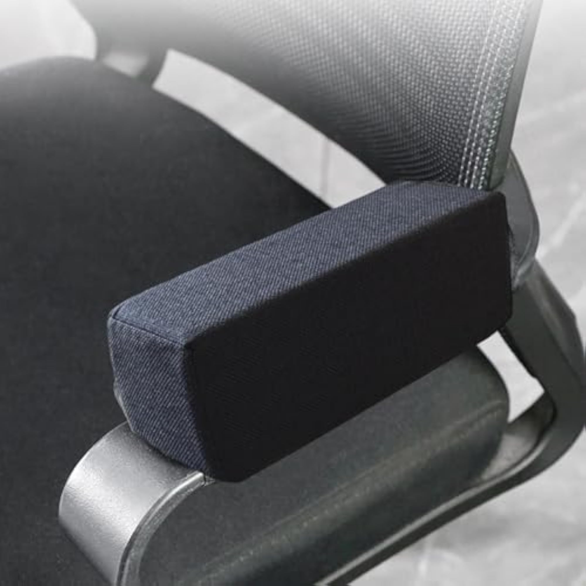 Ergonomic Armrest Cushion, Black Sponge Pad