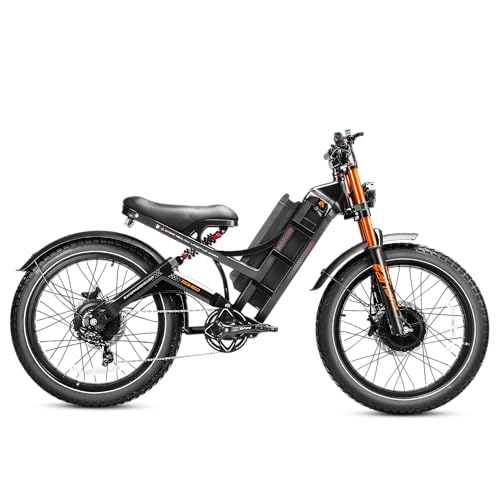Image of 2026 eAhora Romeo Pro 3 /2 52-46 Mph Electric Bike for Adults, 6000W /4000W /2500W Dual Motor Ebike 60V 80Ah /52V 70Ah Battery 235+Miles Long Range, 26*4.0 inch /20*4.5 inch Fat Tire, Full Suspension, All Terrain