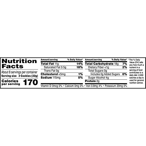 Murray Sugar Free Cookies, Pecan Shortbread, 8.8 Ounce Tray, Pack Of 12 #TOP4