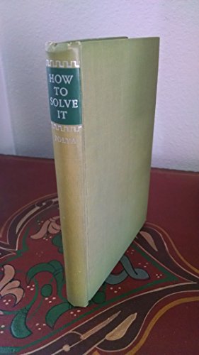 How To Solve It A New Aspect of Mathematical Me... B000J0D4A4 Book Cover