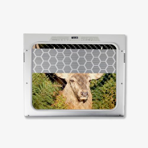 Image of MightySkins Carbon Fiber Skin Compatible with Alienware X14 R2 (2023) Full Wrap Kit - Morning Buck | Protective, Durable Textured Carbon Fiber Finish | Easy to Apply & Change Styles | Made in The USA