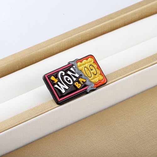 Image of Willy Musical Brooch Willy Chocolate Inspired Gifts Willy Musical Jewelry Willy Bar Enamel Pin