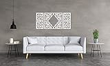  DECORAZIONE ARTISTICA DELLA PARETE IN LEGNO 3D, CLEMETINA, TRITTICO, FLOREALE, STILE FRANCESE, SHABBY CHIC