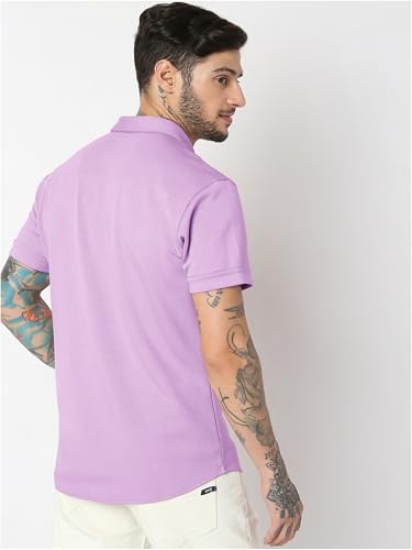 Image of Nobel Monk Men's Solid Casual Shirt |Half Sleeve | Regular Fit |Stylish Shirt for Men