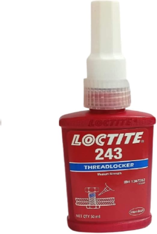 Loctite 243 Threadlocker Blue Liquid 50 ml Bottle Shear Strength