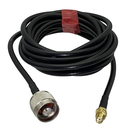Câble RG58 N mâle vers SMA femelle cloison pour cavalier coaxial RF 20cm