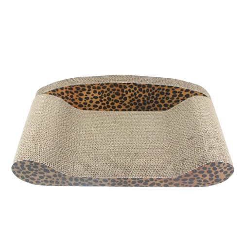 Tapis à gratter ondulé durable pour chat, griffoir réversible double face - 8