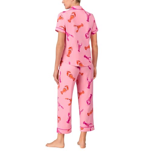 Image of kate spade new york Short Sleeve Cropped PJ Set