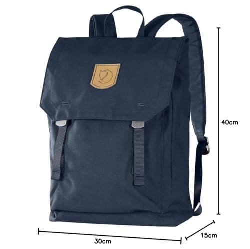 Fjällräven Foldsack No. 1 Rucksack, Navy, 40 x 30 x 15 cm, 16 L