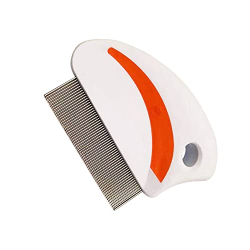 Lice comb,Lice treatment (pack of 2), stainless steel lice and Nit Comb for head lice treatment, effective in removing lice and eggs, suitable for adults and children.