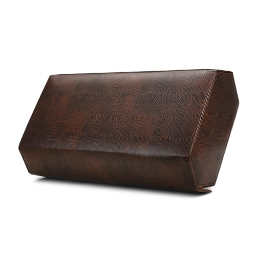 Image of essart 10 Slot Watch Roll Case, Brown