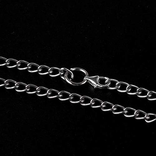 6PCS 925 Sterling Silver Lobster Clasp Lobster Claw Clasps Clasp Jewellery Finding in Nickel-Free with Small Storage Box (9mm)