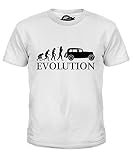 Candymix Voiture Ancienne Évolution Unisexe T Shirt Enfant Garçon Fille, Taille 12 Ans, Couleur Blanc