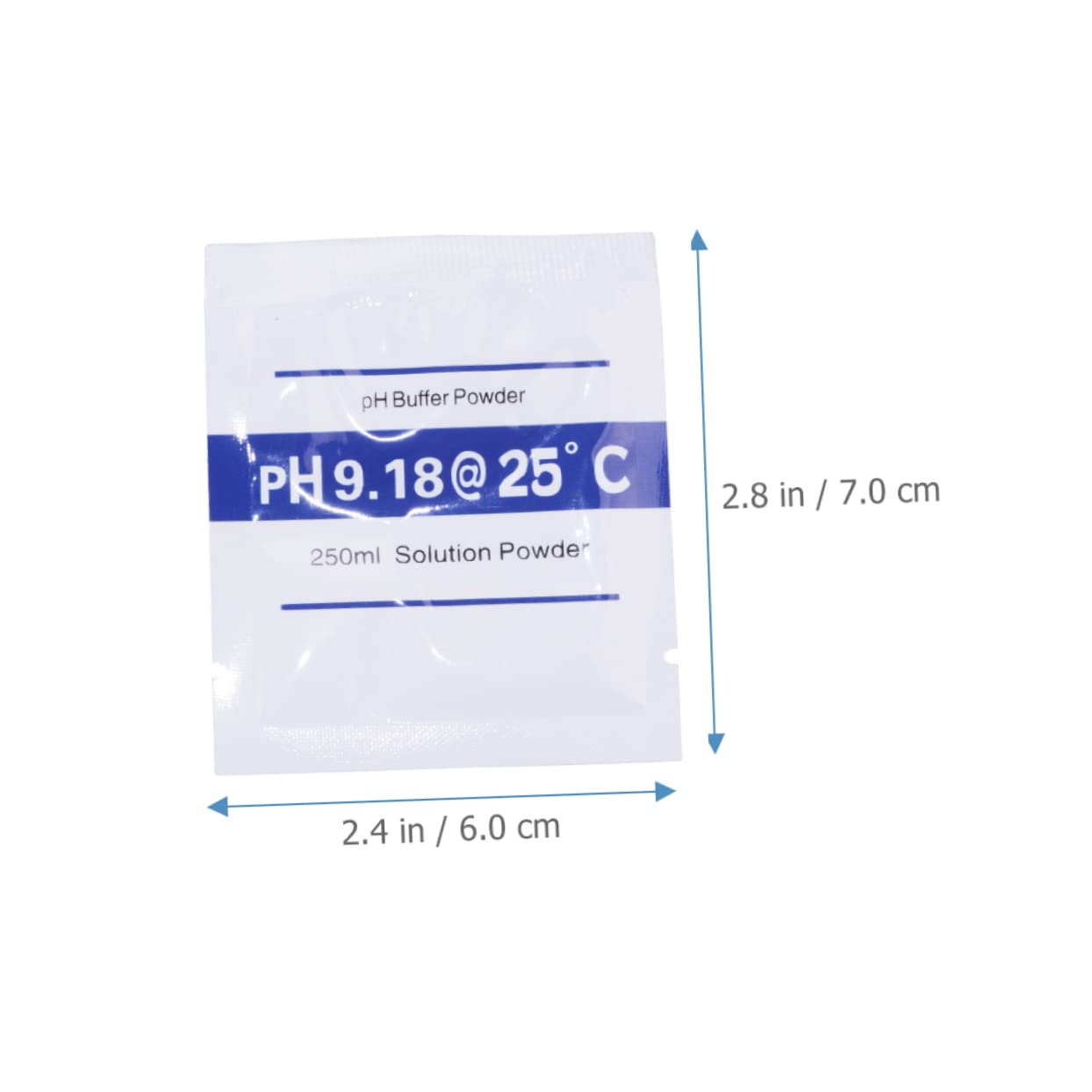 SOLUSTRE 60pièces Kit De Poudre Étalonnage Ph Tampon Ph Pour Aquariums Piscines Et Eau Potable