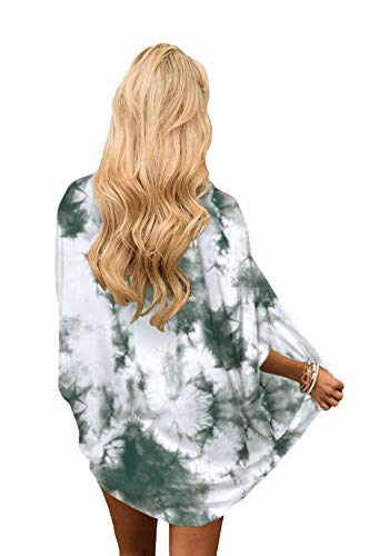 Image of CASURESS Women's Cardigan-Sheer Kimono Loose Summer Floral Print Cover Ups