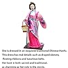 Chinese Doll for Girl, Asia Doll Decoration with Bracket Shoes, Headdress, Oriental 12inch for Birthday Wedding Valentine's Day
