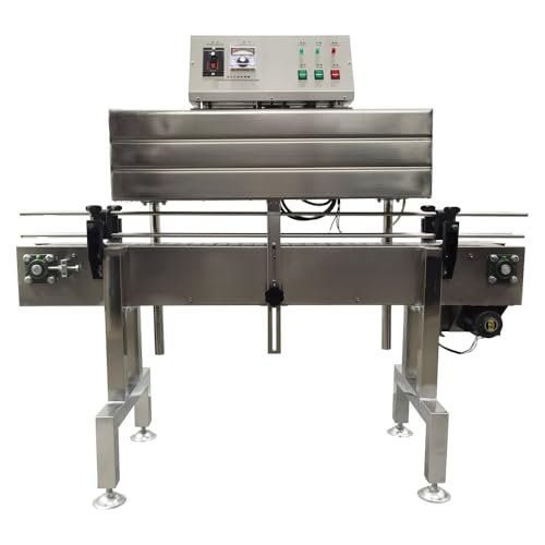 TECHTONGDA Bottle Label Thermal Shrink Machine Full Automatic Stainless Steel Shrink Label Machine Suitable for PVC, PP, POF Shrink Film Three Phase 220V