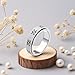Anxiety Rings for Women Fidget Toys Adults, Cute Dollar Symbol Stainless Steel Spinner Thumb Rings for Women Men 5 Colors: Gold Silver Black Rose Gold Rainbow Size 5 6 7 8 9 10 11