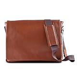 LUXEGRAIN Maletín de cuero para hombres y mujeres, bolsa de cuero marrón de grano completo de lujo para regalo de Navidad, bolsa de laptop vintage de 15.6 pulgadas para trabajo y viajes, bolsa