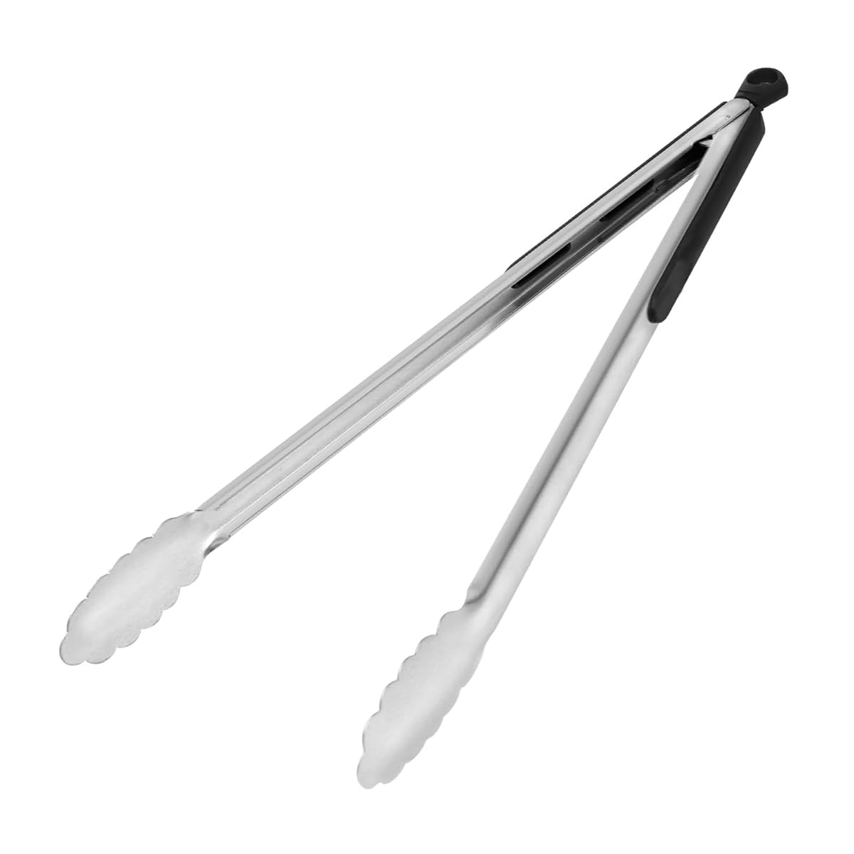 Amig - Pinze barbecue - Pinze per barbecue Fireplus - Resistenti al calore con manico antiscivolo - 34,5 cm - Acciaio inox - Metallo