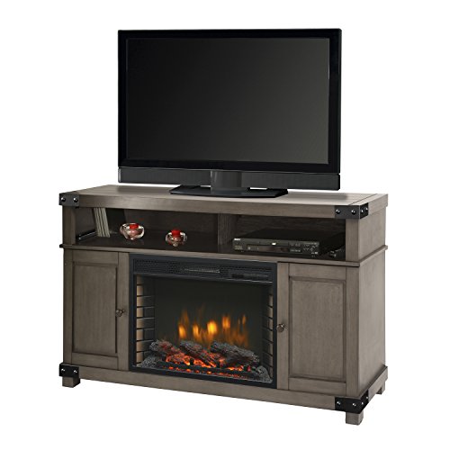 Muskoka Hudson 53" Media Fireplace-Dark Weathered Grey