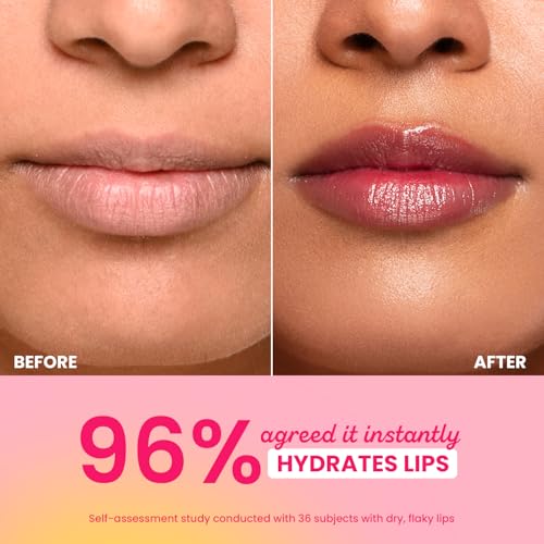 Image of Dot & Key Barrier Repair Hydrating Lip Balm SPF 50 | Cherry Crimson | Repairs Damaged Lip Barrier | High Tinted | 4.5 gm